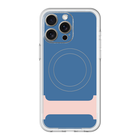 スリムプロテクションプレミアムケース with MagSafe［ オリジナル - initial color - I navy ］
