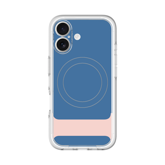 スリムプロテクションプレミアムケース with MagSafe［ オリジナル - initial color - I navy ］