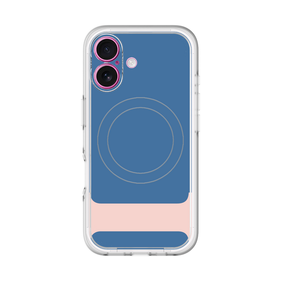 スリムプロテクションプレミアムケース with MagSafe［ オリジナル - initial color - I navy ］