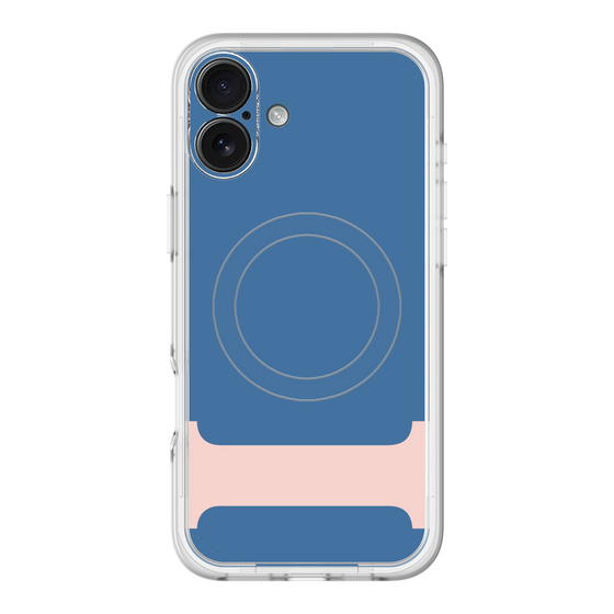 スリムプロテクションプレミアムケース with MagSafe［ オリジナル - initial color - I navy ］