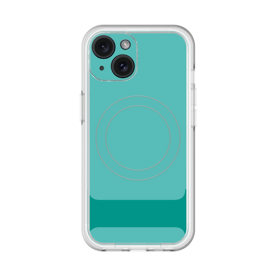スリムプロテクションプレミアムケース with MagSafe［ オリジナル - initial color - I light green ］