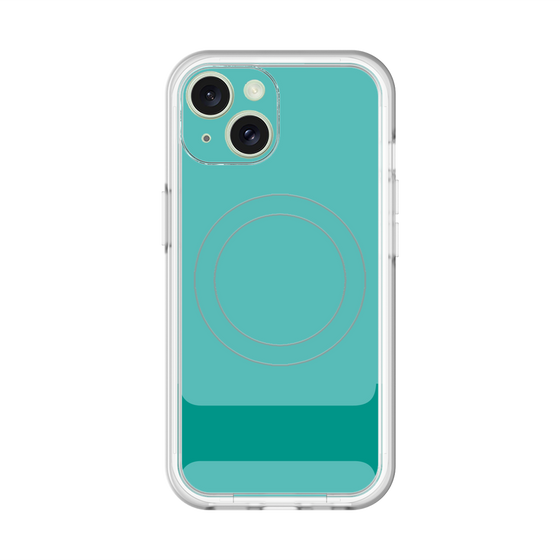 スリムプロテクションプレミアムケース with MagSafe［ オリジナル - initial color - I light green ］