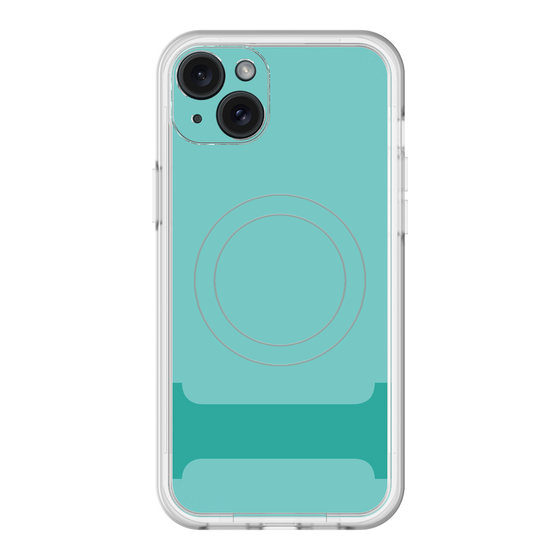 スリムプロテクションプレミアムケース with MagSafe［ オリジナル - initial color - I light green ］