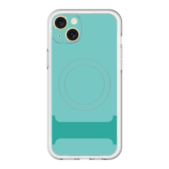 スリムプロテクションプレミアムケース with MagSafe［ オリジナル - initial color - I light green ］