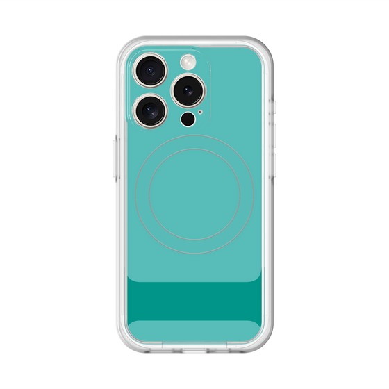 スリムプロテクションプレミアムケース with MagSafe［ オリジナル - initial color - I light green ］