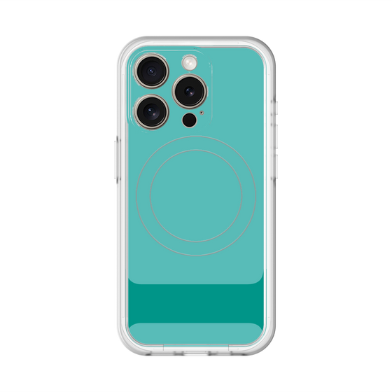 スリムプロテクションプレミアムケース with MagSafe［ オリジナル - initial color - I light green ］