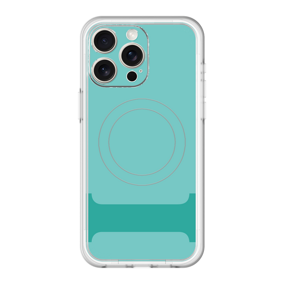スリムプロテクションプレミアムケース with MagSafe［ オリジナル - initial color - I light green ］