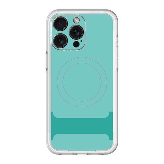 スリムプロテクションプレミアムケース with MagSafe［ オリジナル - initial color - I light green ］