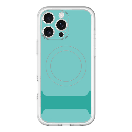 スリムプロテクションプレミアムケース with MagSafe［ オリジナル - initial color - I light green ］