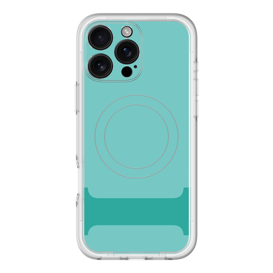 スリムプロテクションプレミアムケース with MagSafe［ オリジナル - initial color - I light green ］