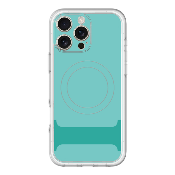 スリムプロテクションプレミアムケース with MagSafe［ オリジナル - initial color - I light green ］