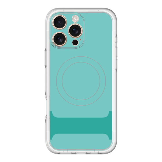 スリムプロテクションプレミアムケース with MagSafe［ オリジナル - initial color - I light green ］