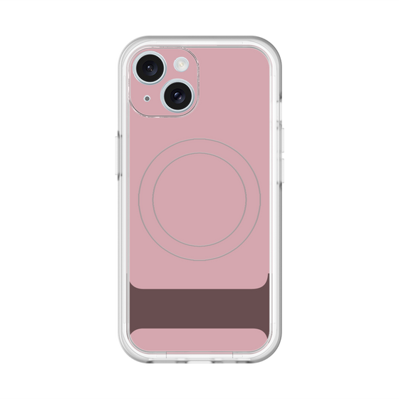 スリムプロテクションプレミアムケース with MagSafe［ オリジナル - initial color - I dusty pink ］