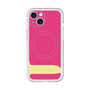 スリムプロテクションプレミアムケース with MagSafe［ オリジナル - initial color - J pink ］