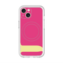 スリムプロテクションプレミアムケース with MagSafe［ オリジナル - initial color - J pink ］