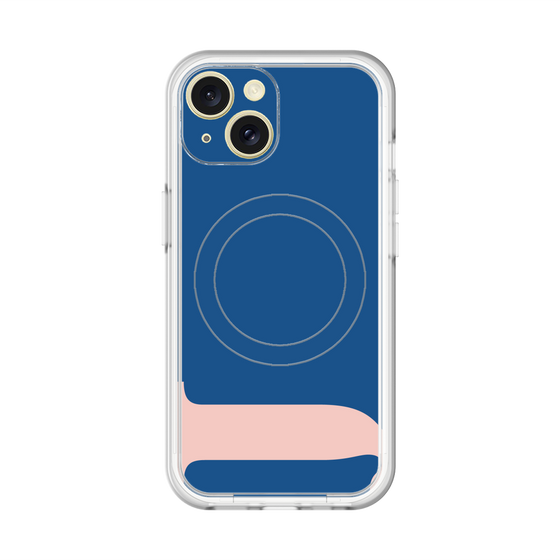 スリムプロテクションプレミアムケース with MagSafe［ オリジナル - initial color - J navy ］