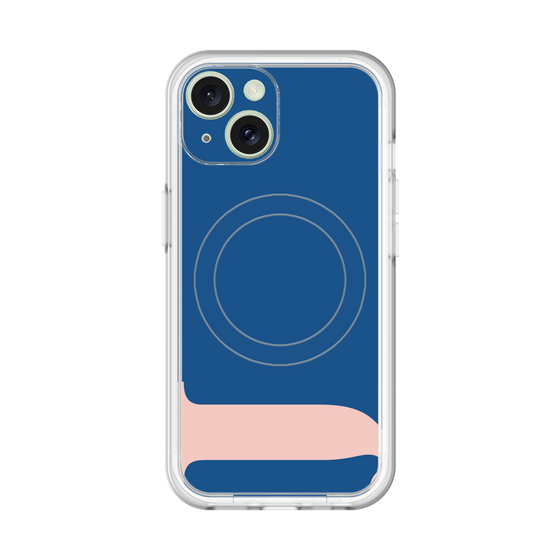 スリムプロテクションプレミアムケース with MagSafe［ オリジナル - initial color - J navy ］