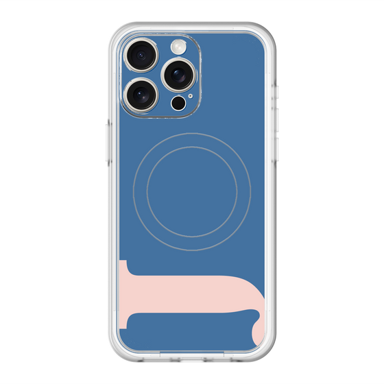 スリムプロテクションプレミアムケース with MagSafe［ オリジナル - initial color - J navy ］