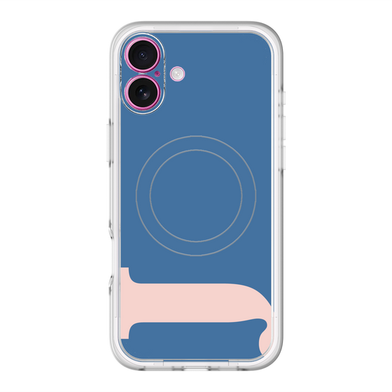 スリムプロテクションプレミアムケース with MagSafe［ オリジナル - initial color - J navy ］