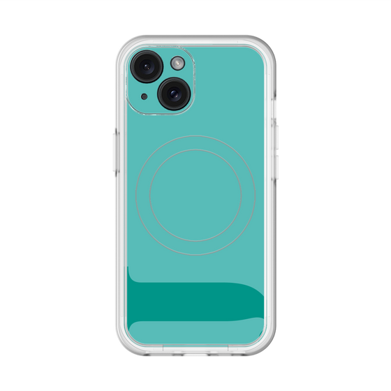 スリムプロテクションプレミアムケース with MagSafe［ オリジナル - initial color - J light green ］