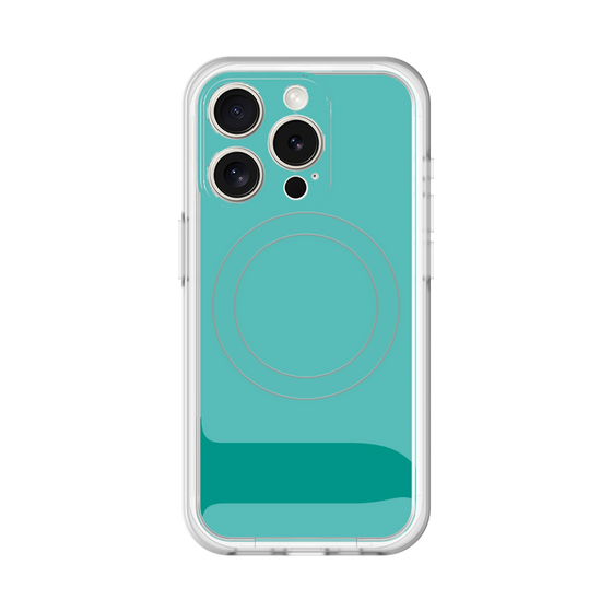 スリムプロテクションプレミアムケース with MagSafe［ オリジナル - initial color - J light green ］