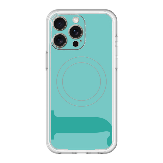 スリムプロテクションプレミアムケース with MagSafe［ オリジナル - initial color - J light green ］