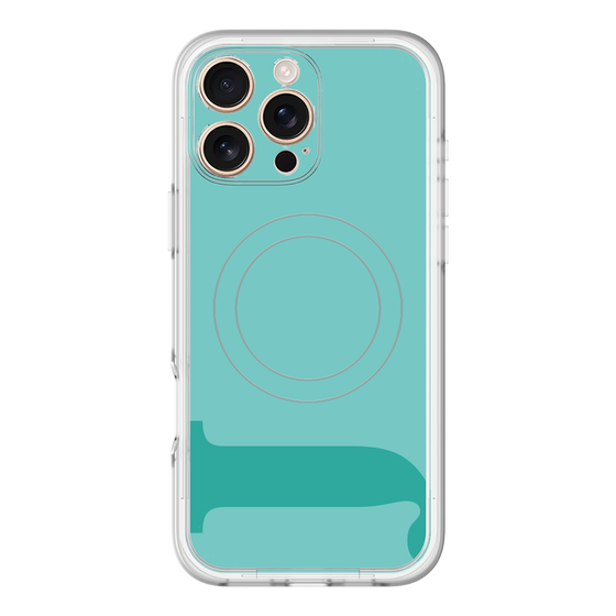 スリムプロテクションプレミアムケース with MagSafe［ オリジナル - initial color - J light green ］