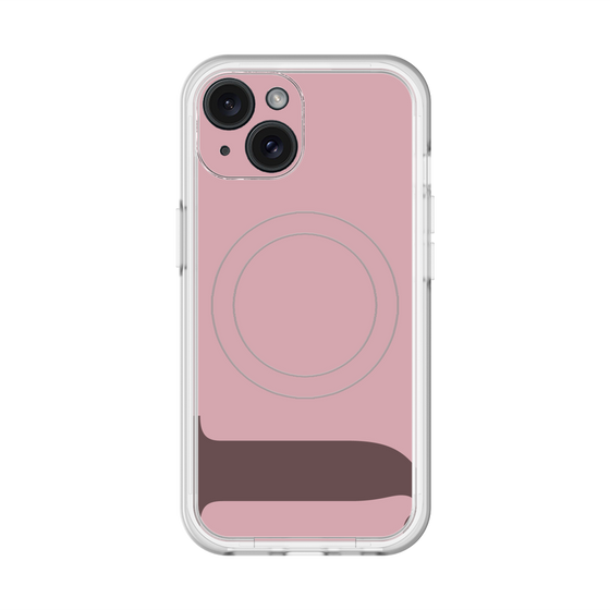 スリムプロテクションプレミアムケース with MagSafe［ オリジナル - initial color - J dusty pink ］