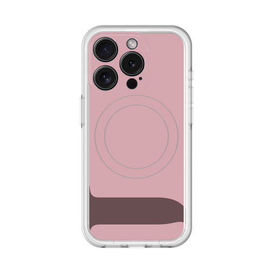 スリムプロテクションプレミアムケース with MagSafe［ オリジナル - initial color - J dusty pink ］