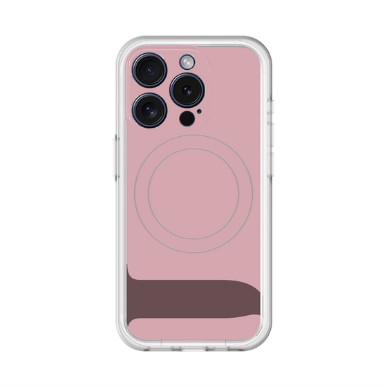 スリムプロテクションプレミアムケース with MagSafe［ オリジナル - initial color - J dusty pink ］