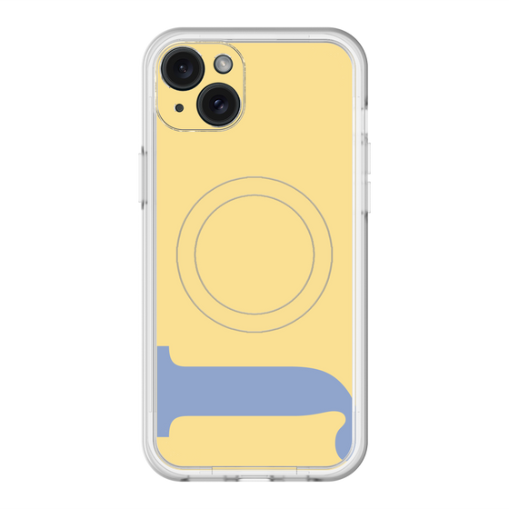 スリムプロテクションプレミアムケース with MagSafe［ オリジナル - initial color - J yellow ］