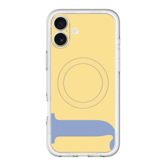 スリムプロテクションプレミアムケース with MagSafe［ オリジナル - initial color - J yellow ］