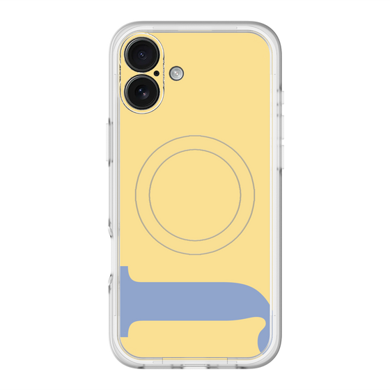 スリムプロテクションプレミアムケース with MagSafe［ オリジナル - initial color - J yellow ］