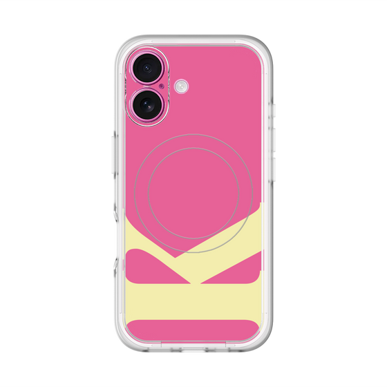 スリムプロテクションプレミアムケース with MagSafe［ オリジナル - initial color - K pink ］