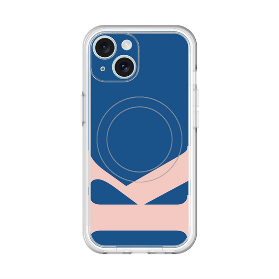 スリムプロテクションプレミアムケース with MagSafe［ オリジナル - initial color - K navy ］