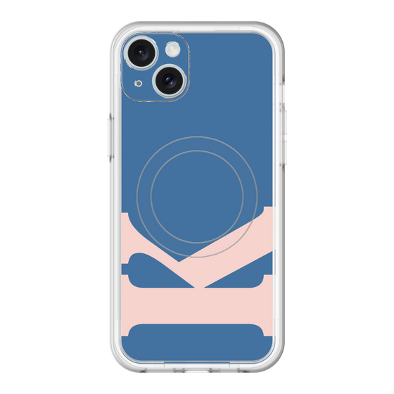 スリムプロテクションプレミアムケース with MagSafe［ オリジナル - initial color - K navy ］