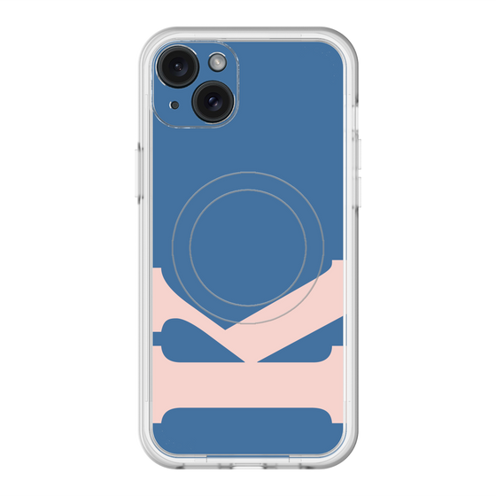 スリムプロテクションプレミアムケース with MagSafe［ オリジナル - initial color - K navy ］