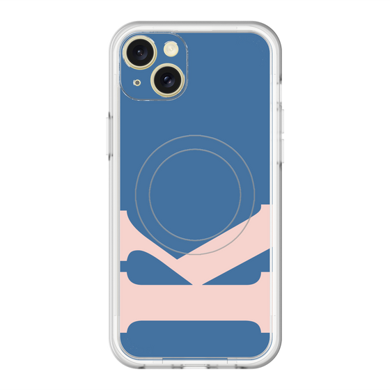 スリムプロテクションプレミアムケース with MagSafe［ オリジナル - initial color - K navy ］
