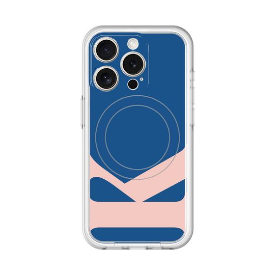 スリムプロテクションプレミアムケース with MagSafe［ オリジナル - initial color - K navy ］