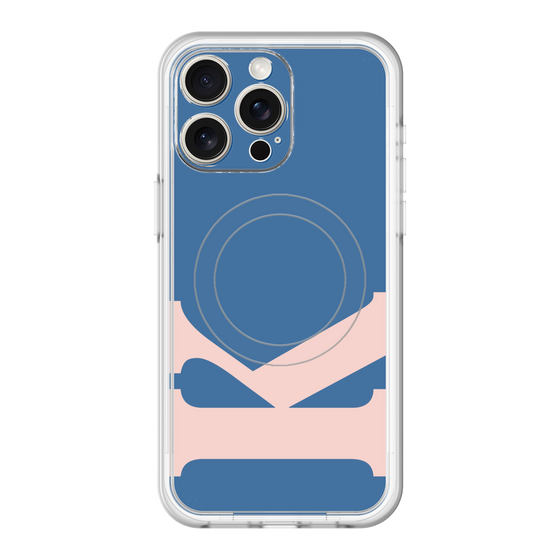 スリムプロテクションプレミアムケース with MagSafe［ オリジナル - initial color - K navy ］