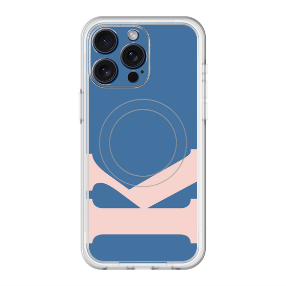 スリムプロテクションプレミアムケース with MagSafe［ オリジナル - initial color - K navy ］
