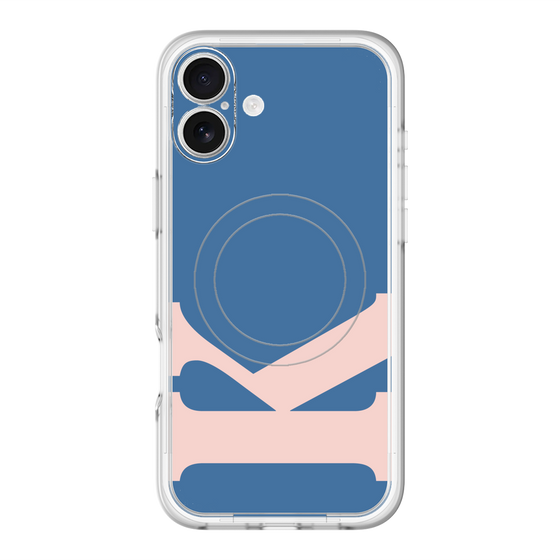 スリムプロテクションプレミアムケース with MagSafe［ オリジナル - initial color - K navy ］