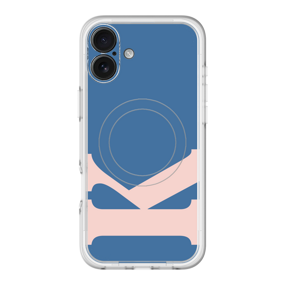 スリムプロテクションプレミアムケース with MagSafe［ オリジナル - initial color - K navy ］