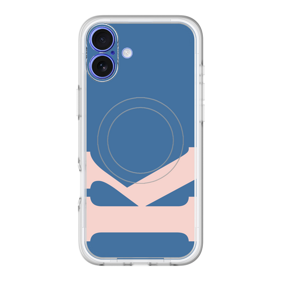 スリムプロテクションプレミアムケース with MagSafe［ オリジナル - initial color - K navy ］