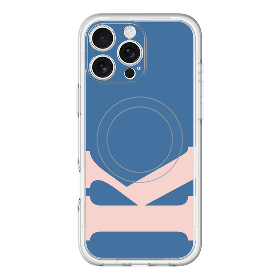 スリムプロテクションプレミアムケース with MagSafe［ オリジナル - initial color - K navy ］