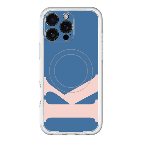 スリムプロテクションプレミアムケース with MagSafe［ オリジナル - initial color - K navy ］