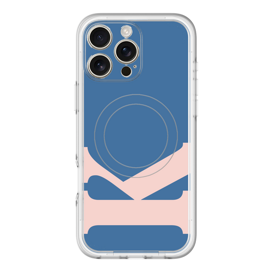 スリムプロテクションプレミアムケース with MagSafe［ オリジナル - initial color - K navy ］