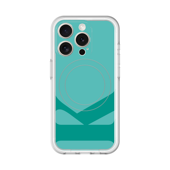 スリムプロテクションプレミアムケース with MagSafe［ オリジナル - initial color - K light green ］