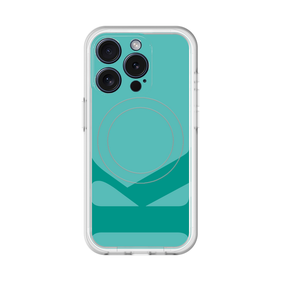 スリムプロテクションプレミアムケース with MagSafe［ オリジナル - initial color - K light green ］