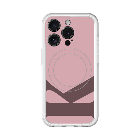 スリムプロテクションプレミアムケース with MagSafe［ オリジナル - initial color - K dusty pink ］